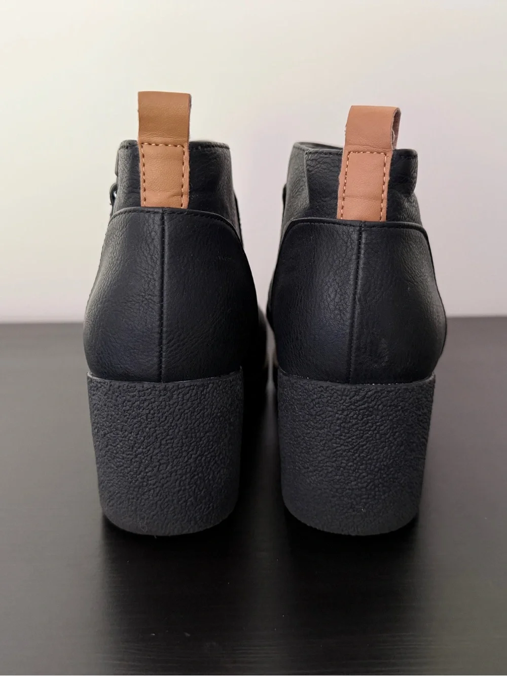 Dr. Scholls - Black Wedge Ankle Boots 9.5